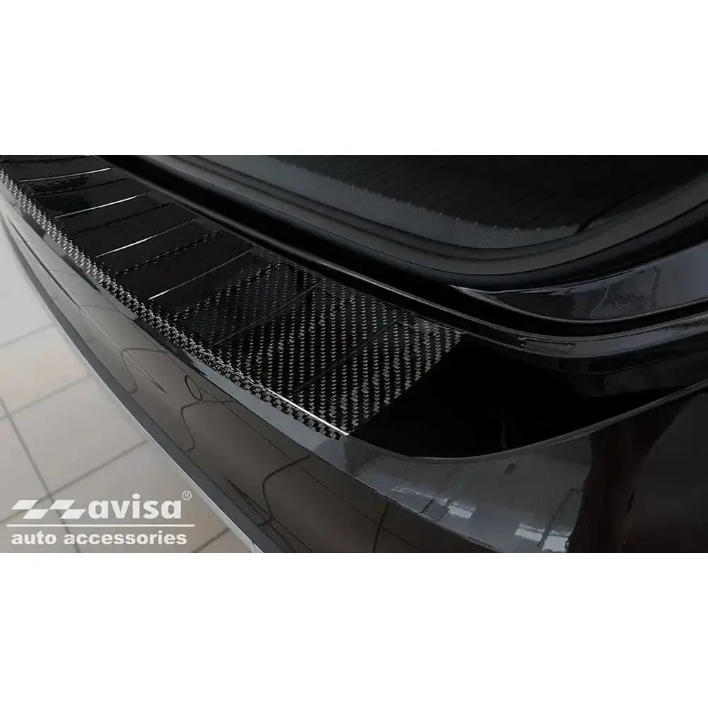 Lastebeskytter Vw Passat B8 14- Karbonfiber Svart