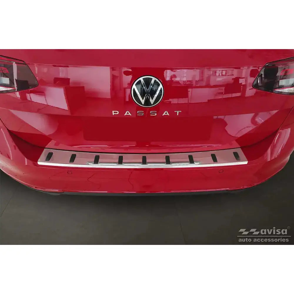 Lastebeskytter Vw Passat B8 14- Stål Sølv
