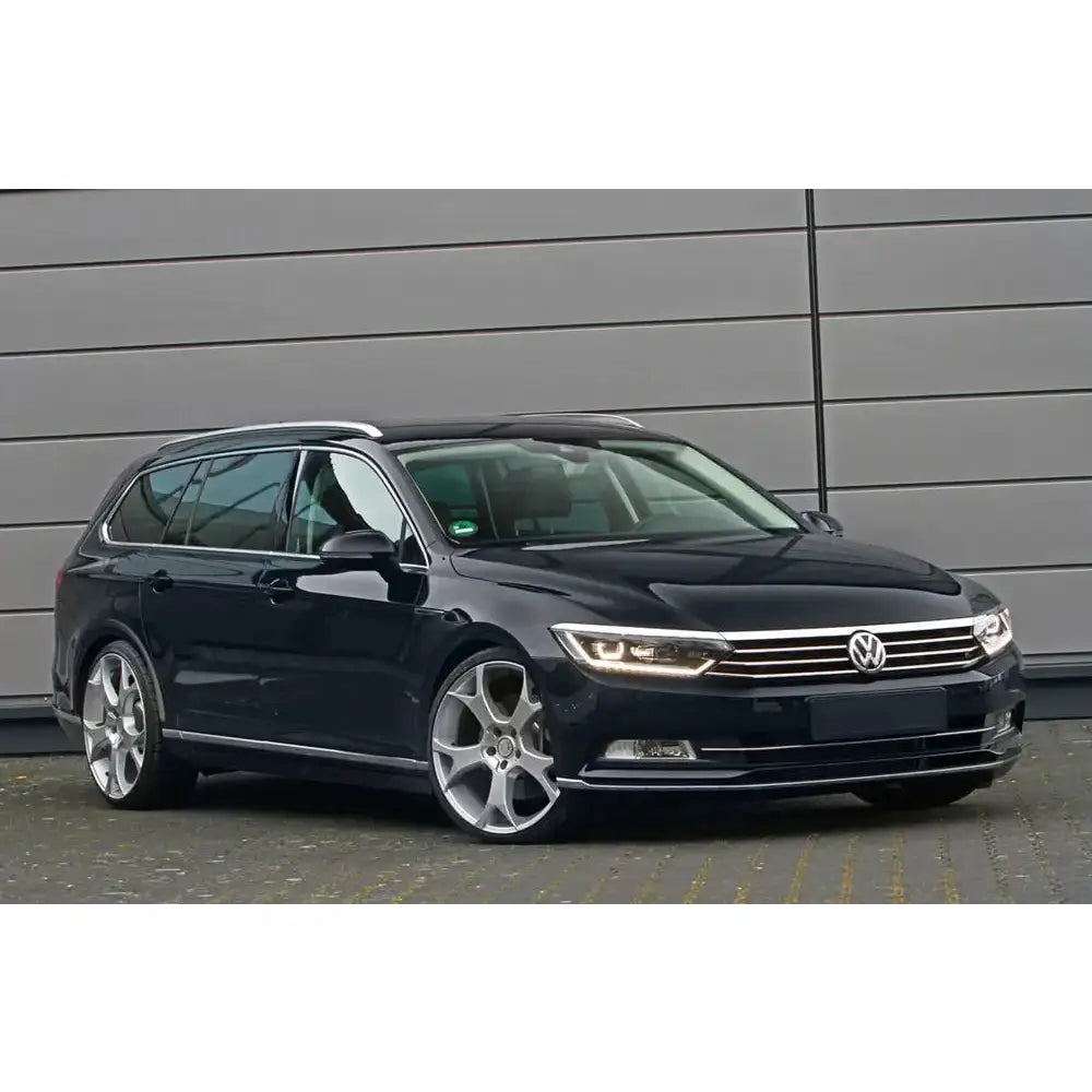 Lastebeskytter Vw Passat B8 14- Stål Sølv Speil