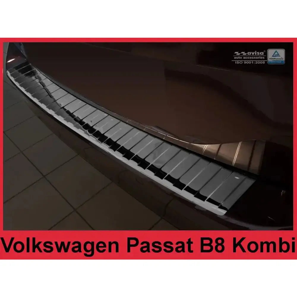 Lastebeskytter Vw Passat B8 14- Stål Svart Speil