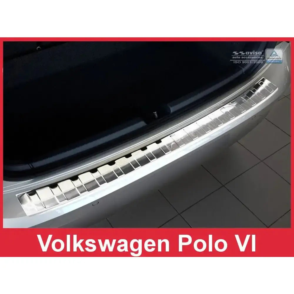 Lastebeskytter Vw Polo vi Hatchback 5d 17- Stål Sølv Sateng