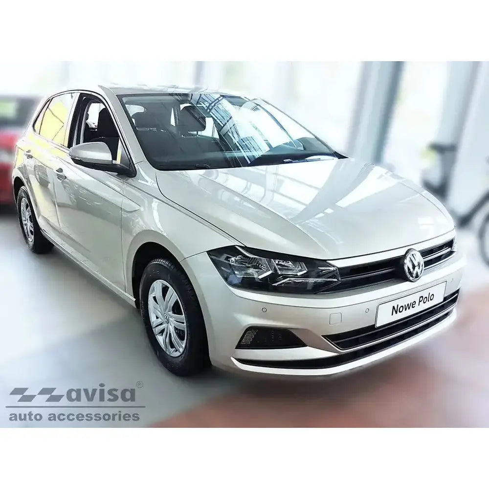 Lastebeskytter Vw Polo vi Hatchback 5d 17- Stål Svart