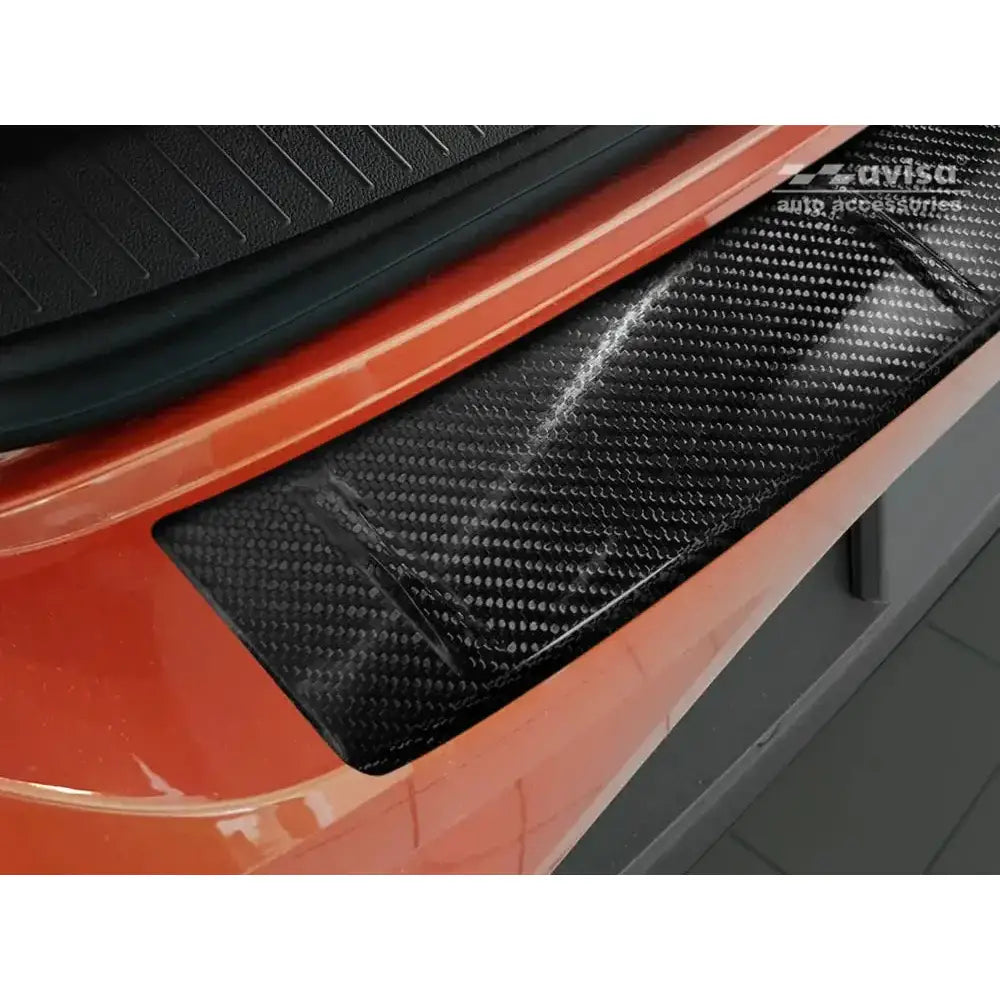 Lastebeskytter Vw T-roc / Cabrio 17- Karbonfiber Svart