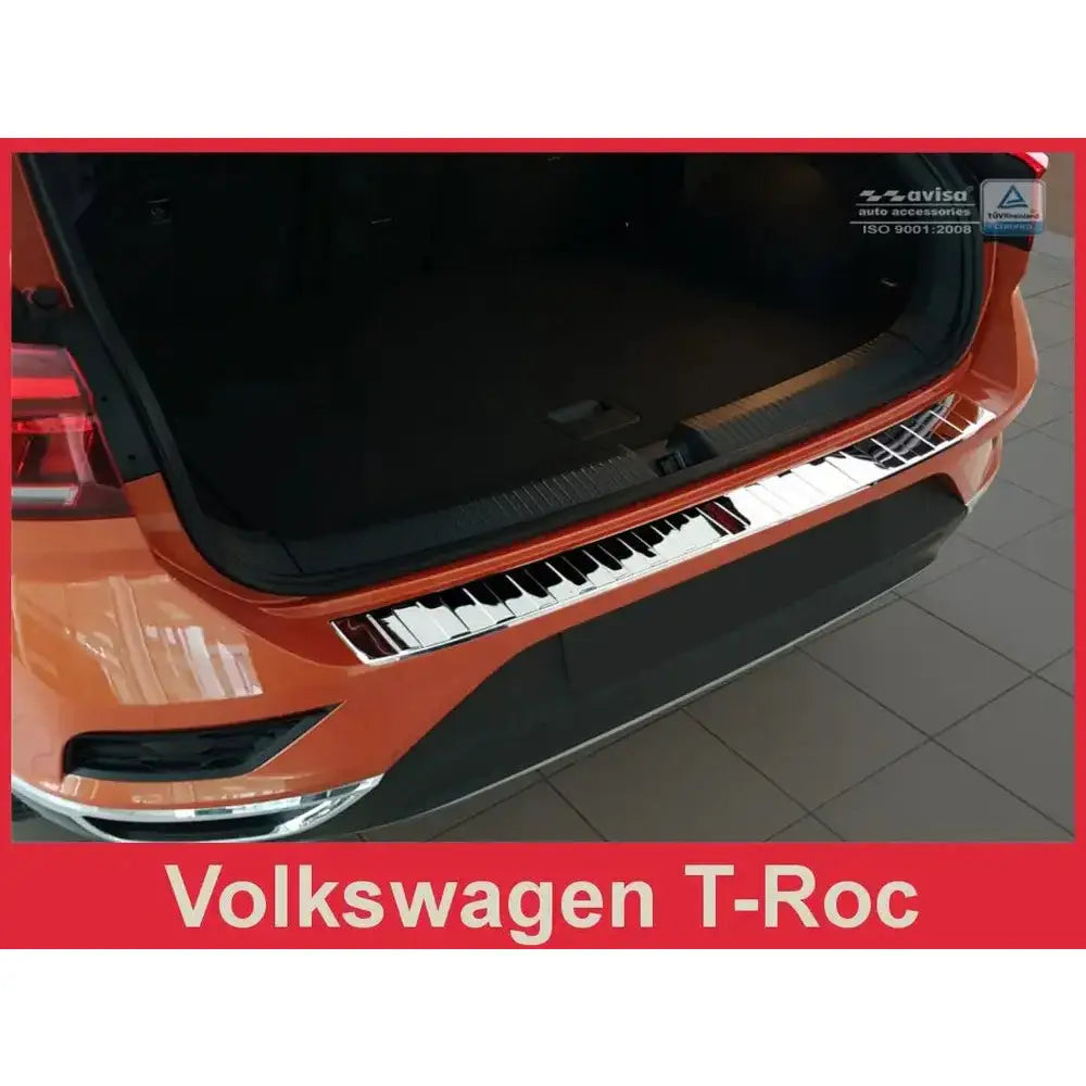 Lastebeskytter Vw T-roc / Cabrio 17- Stål Sølv Speil