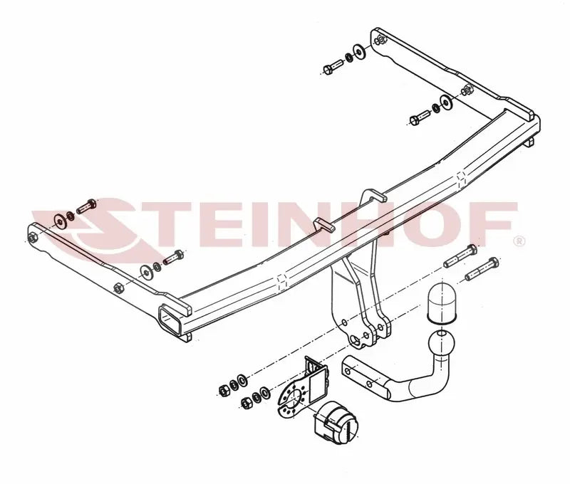 Tilhengerfeste Audi A7 Sportback 4G (2010-2018) – fastmontert