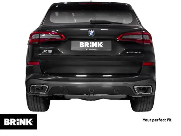 Nærbilde av Brink avtagbar tilhengerkule med låsmekanisme for Bmw X5 G05