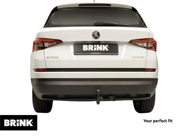 Tilhengerfeste Brink på Skoda Kodiaq I – usynlig utskjæring i bakfanger