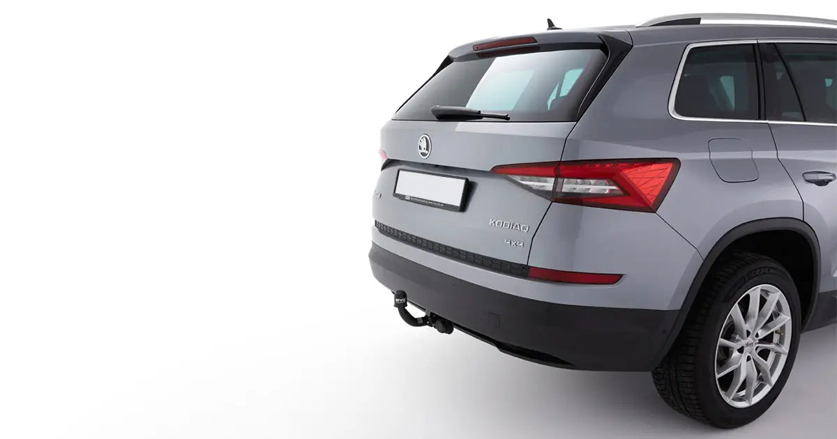 Avtagbart Brink kulesystem til Skoda Kodiaq I med sikkerhetslås mot tyveri