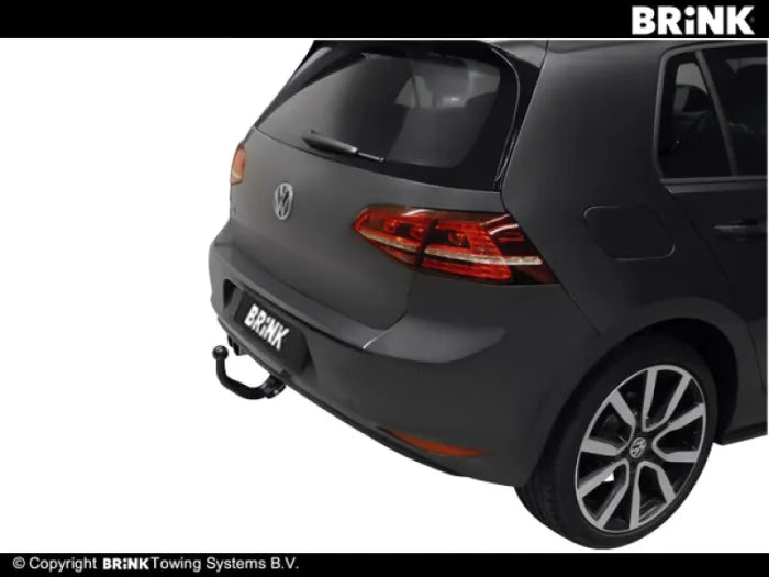 Brink avtagbart tilhengerfeste til Vw Golf 7 GTE montert under bakfangeren
