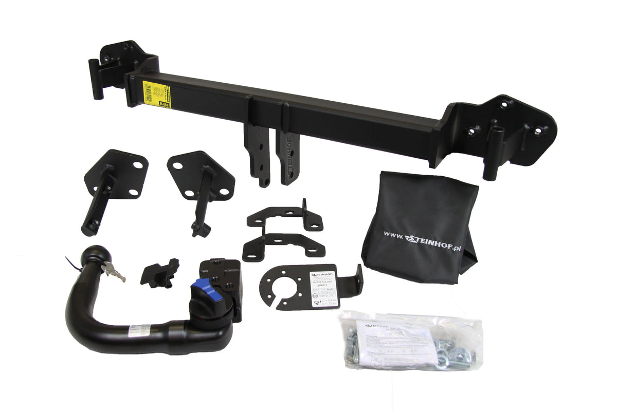Steinhof avtagbart tilhengerfeste til BMW 3 (E46) Touring 1998-2005 – D-verdi 9,8 kN, maks. 1800 kg