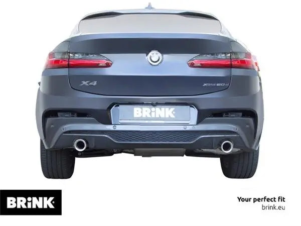Nærbilde av Brink kulesystem med tyverilås til BMW iX3 (G08)