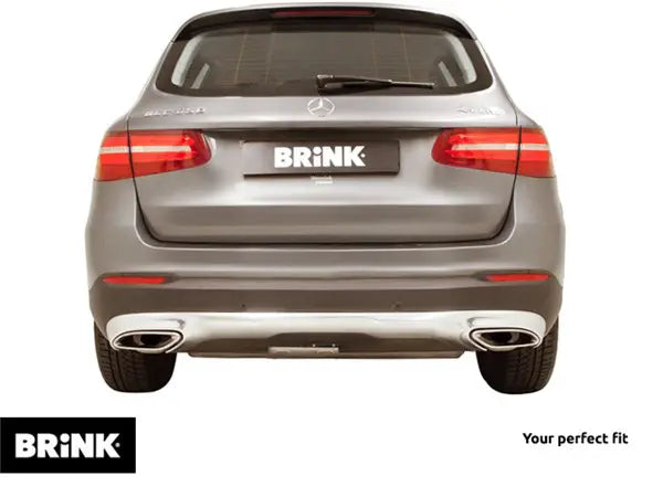 Nærbilde av Brink avtagbar tilhengerkule med sikkerhetslås til Mercedes GLC X253