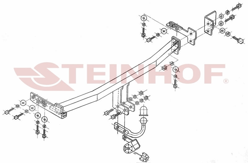 Tilhengerfeste Nissan Almera 3/5D (N16) (2000-2007) – fastmontert
