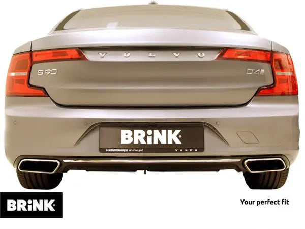 Nærbilde av Brink avtakbar kulemekanisme for Volvo V90 tilhengerfeste