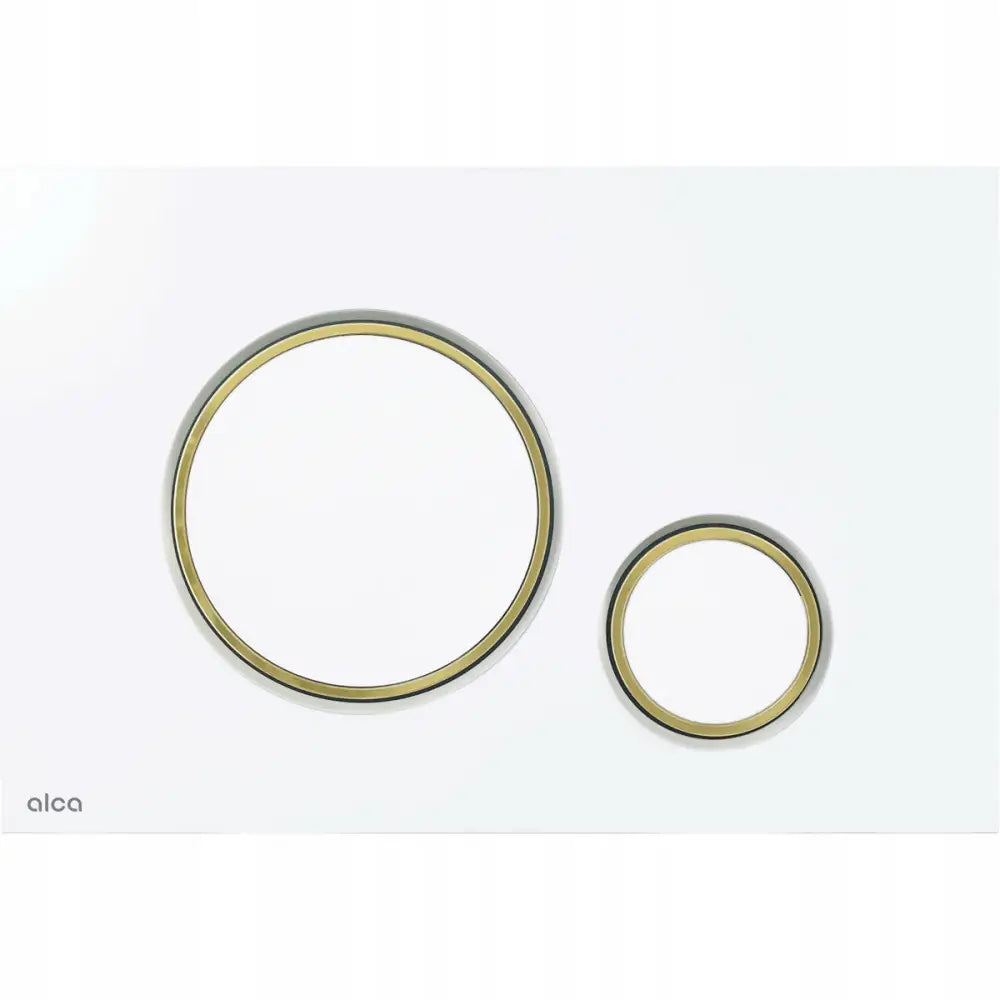 Toalettspyling-knapp Alcadrain / Delfin M775 Hvit