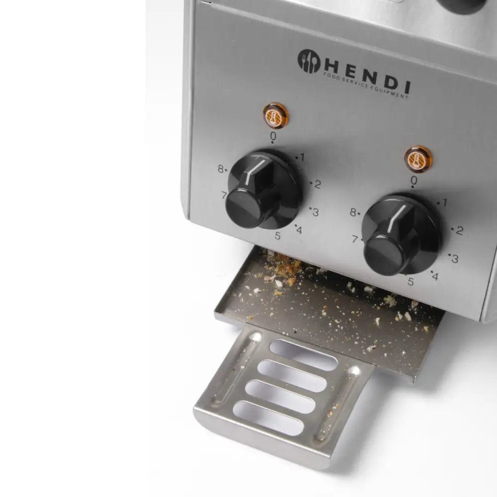 Tostemaskin med Dobbel Timer 1200w - Hendi 261163