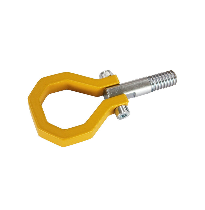 Gul slepekrok tow hook til BMW E36 E46, CNC-laserskåret S355-stål for drift og motorsport