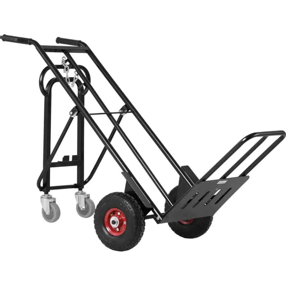 Transportvogn med Kollapsbar Hendel og Støttehjul Opptil 180 Kg_lastebilifaqnoeya