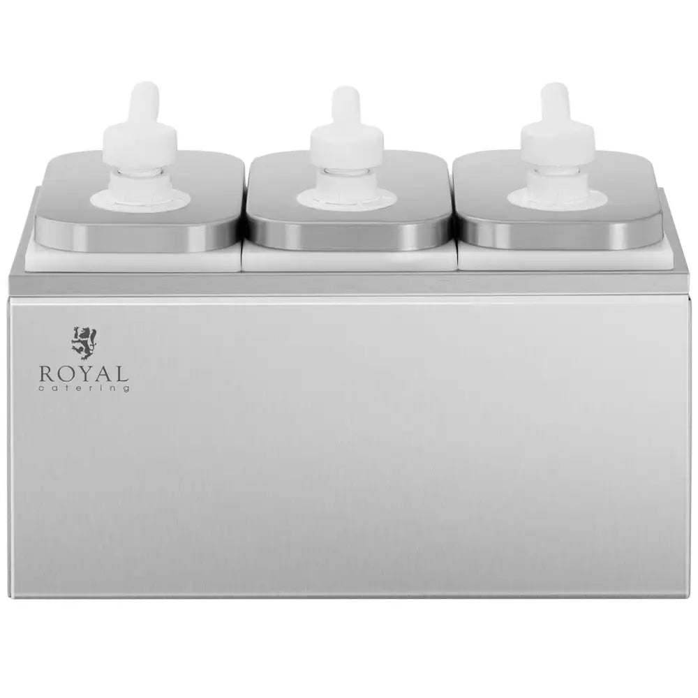 Tredobbelt Rustfritt Stålpumpe Dispensor for Sauser 3 x 2 l