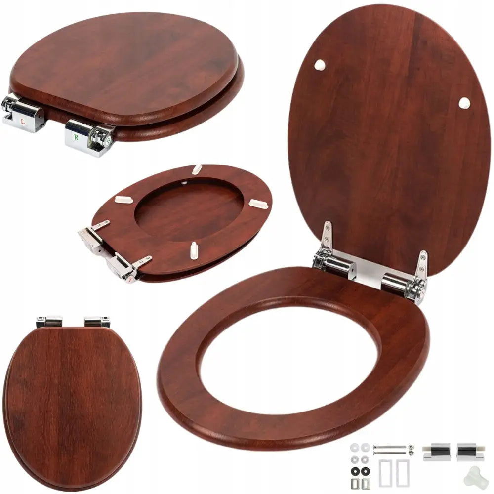 Tresæte Mdf med Softclose for Toalett