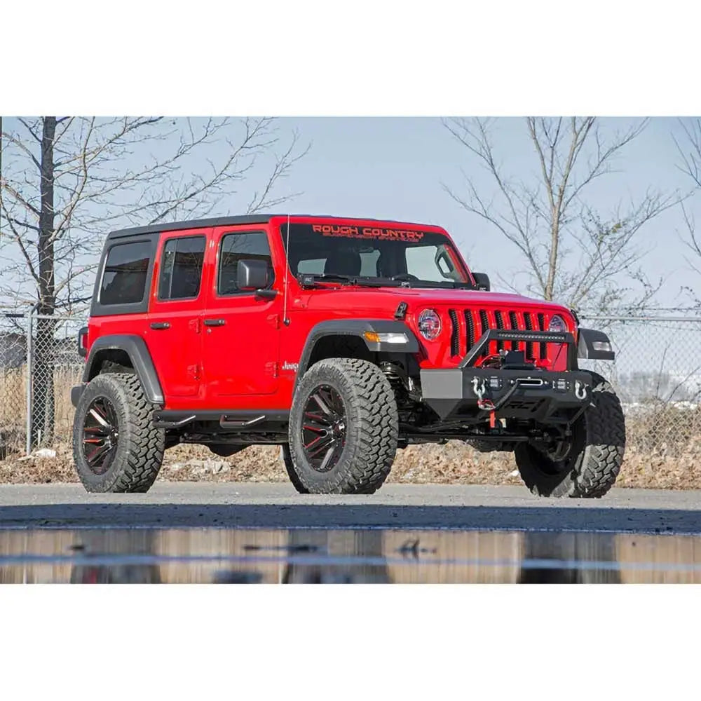Trinn Progi Rough Country Nerf Steps - Jeep Wrangler Jl 4 d 18-