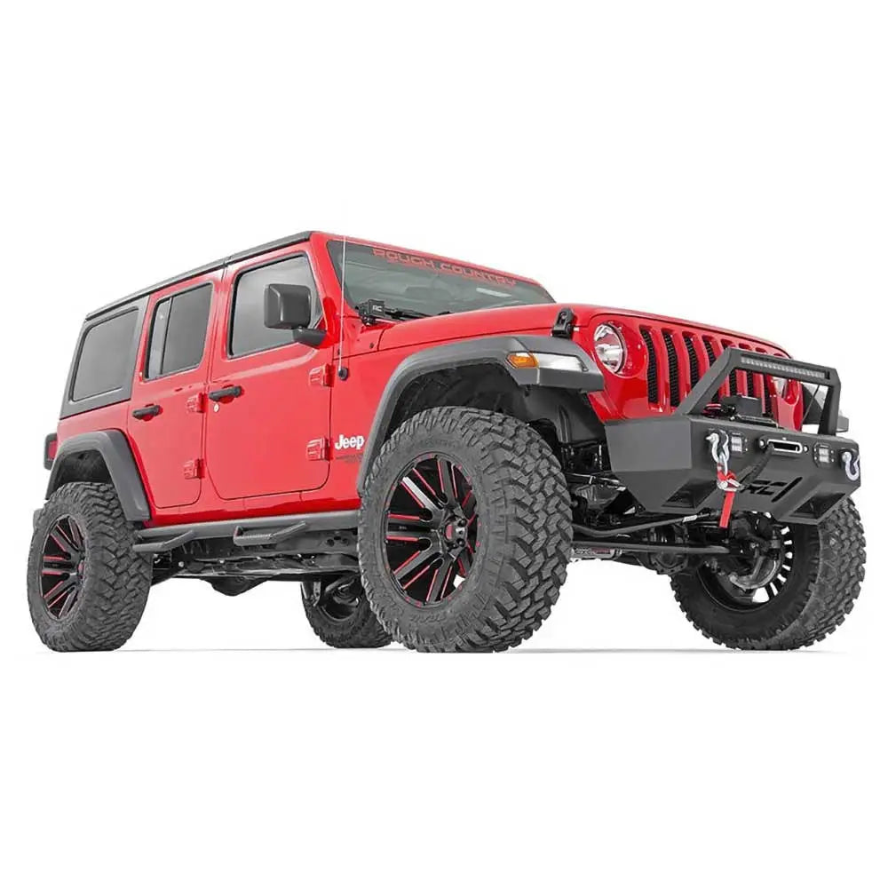 Trinn Progi Rough Country Nerf Steps - Jeep Wrangler Jl 4 d 18-