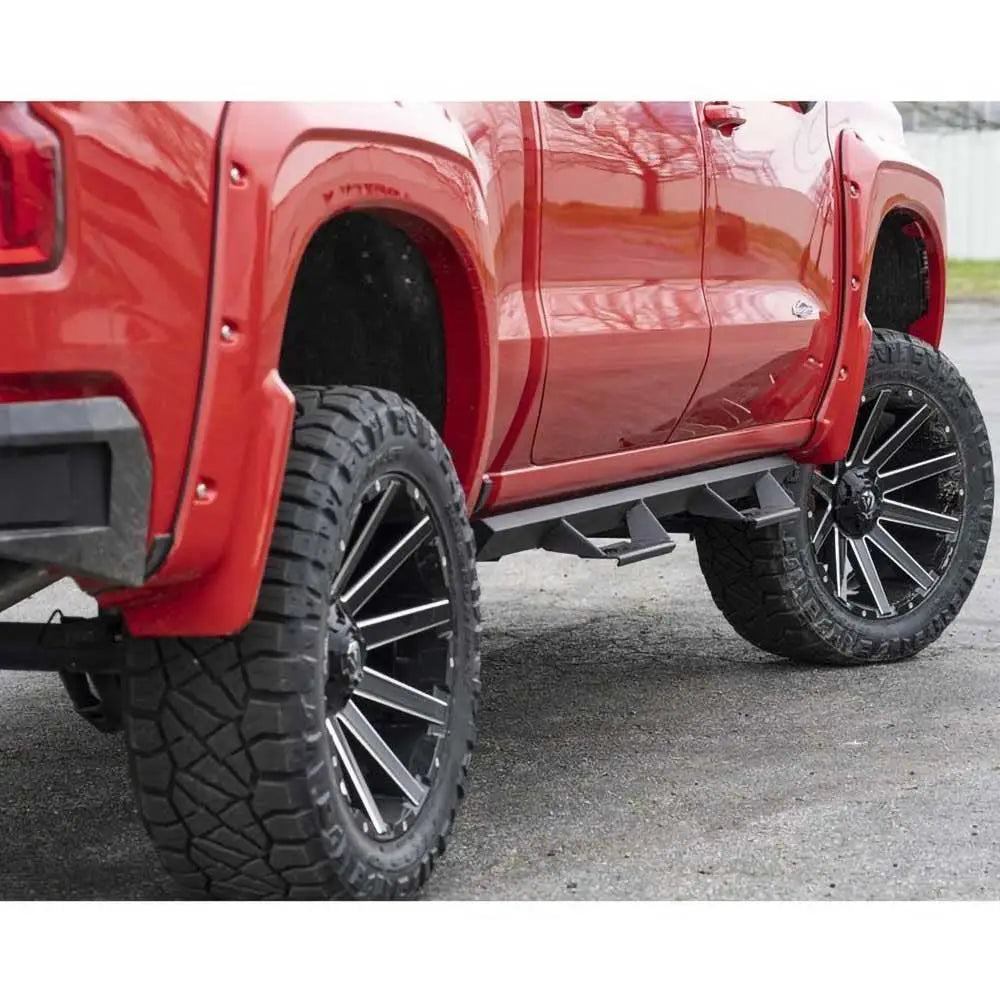 Trinnbrett Rough Country Al2 Crew Cab - Chevrolet Silverado 1500 19-