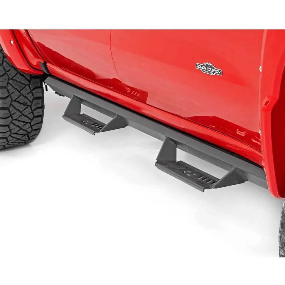 Trinnbrett Rough Country Al2 Crew Cab - Chevrolet Silverado 1500 19-