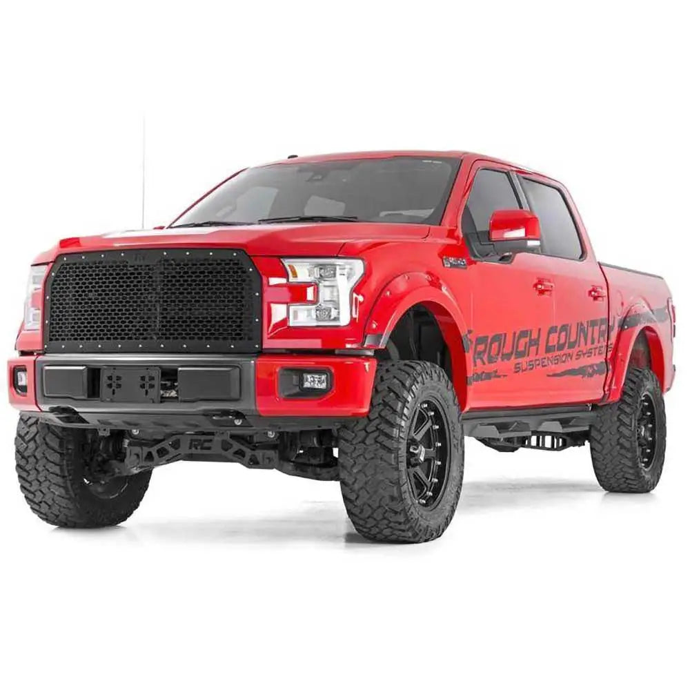 Trinnbrett Sideskinner Rough Country Ds2 Supercrew Cab - Ford F250 23-