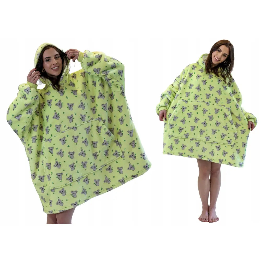 Tykk Koala Kosegenser Oversize Fuzzy Xxl 460 Gsm Hele 1,3 Kg