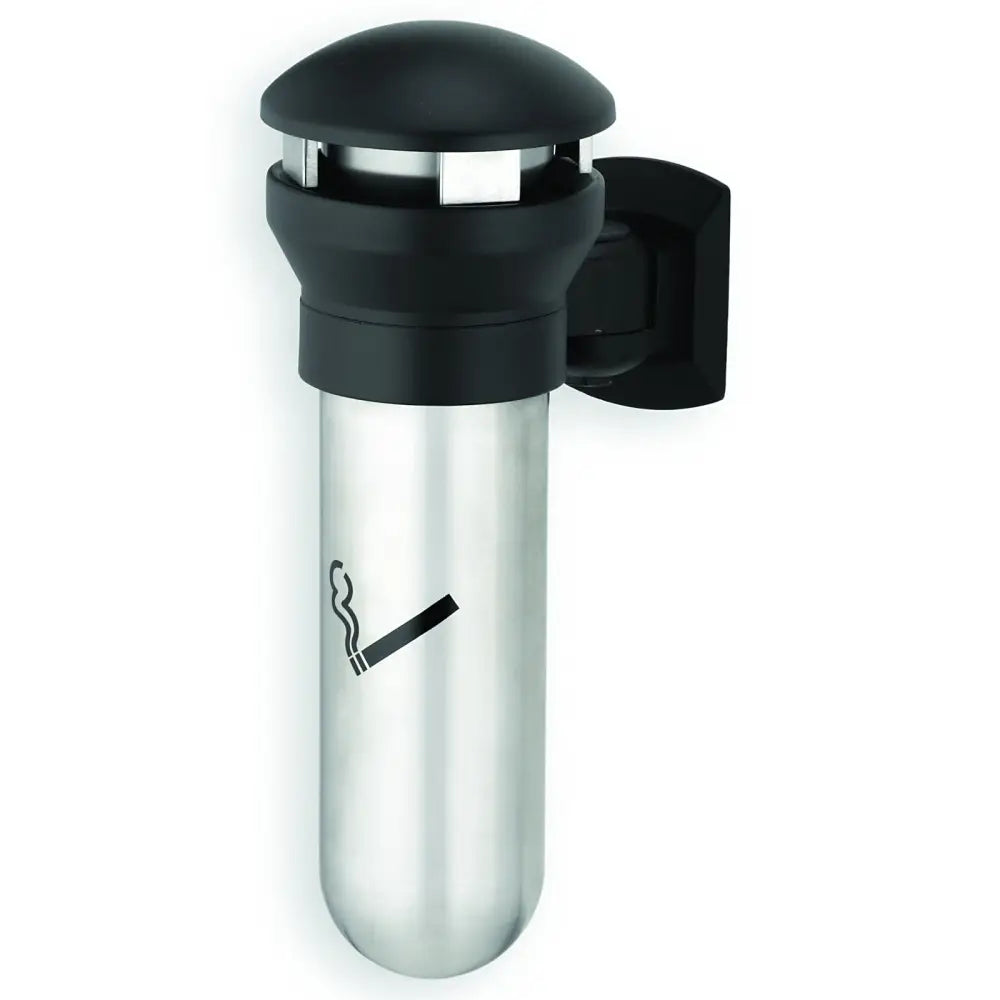 Utendørs Veggmontert Askebeger i Rustfritt Stål ø18cm H49cm