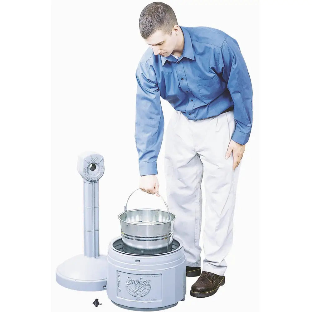 Utesigens Urbane Askebeger på Stabil Base 15l ø 42cm h 98cm Svart.