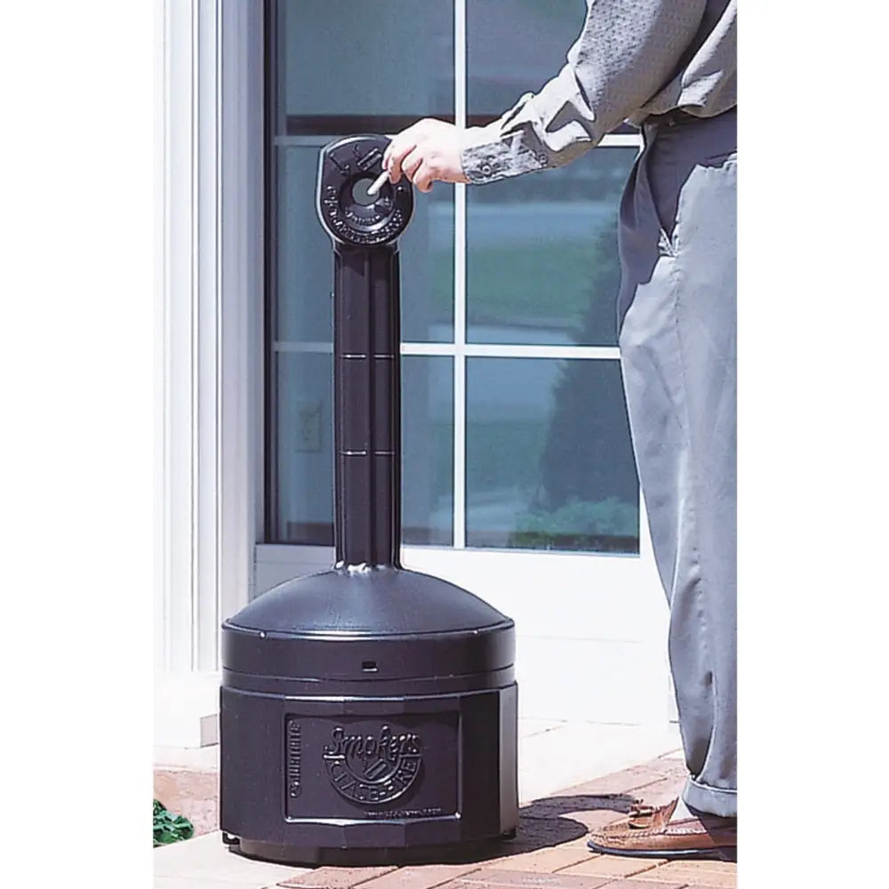 Utesigens Urbane Askebeger på Stabil Base 15l ø 42cm h 98cm Svart.