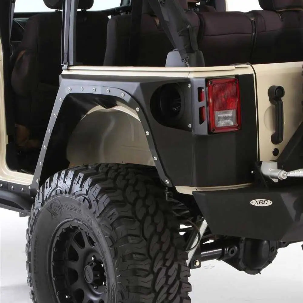 Utvidelser av Skjermer Bakre Hjørner Smittybilt Xrc Armor - Jeep Wrangler Jk 4 d 07-18