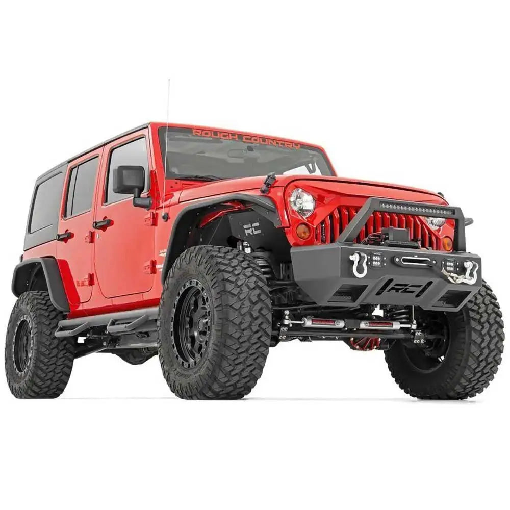 Utvidelsessett for Skjermbreddere Rough Country Flat - Jeep Wrangler Jk 4 d 07-18