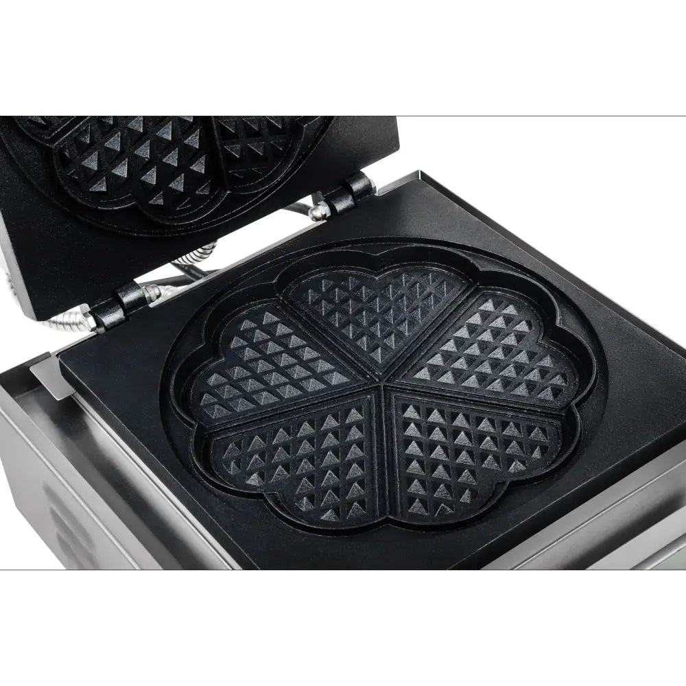 Vaffeljern med Teflonbelegg for Runde Hjerteformede Vafler ø21cm.