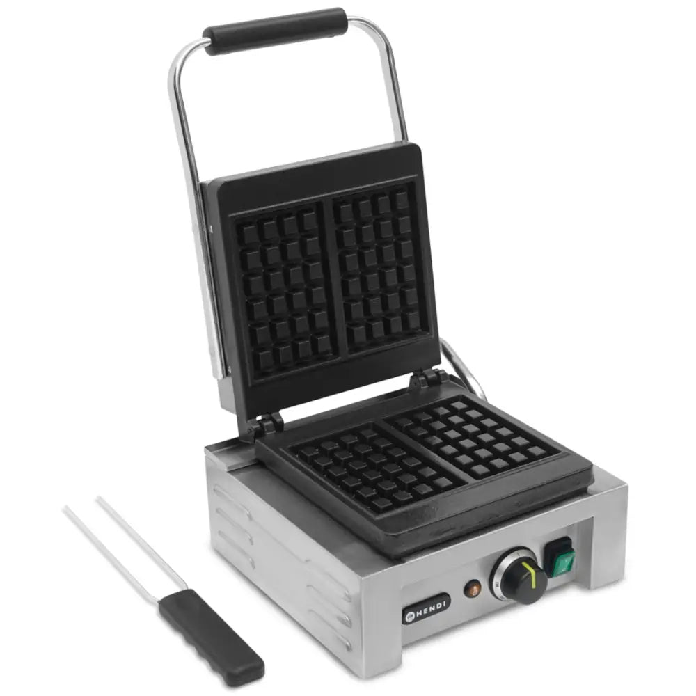 Vaffeljern Profesjonell til 2 Rektangulære Vafler 1.5kw - Hendi 212103