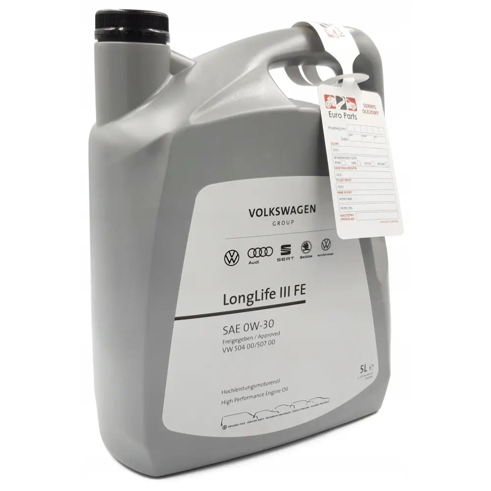 Vag Longlife Iii Fe 0w30 Olje 5l