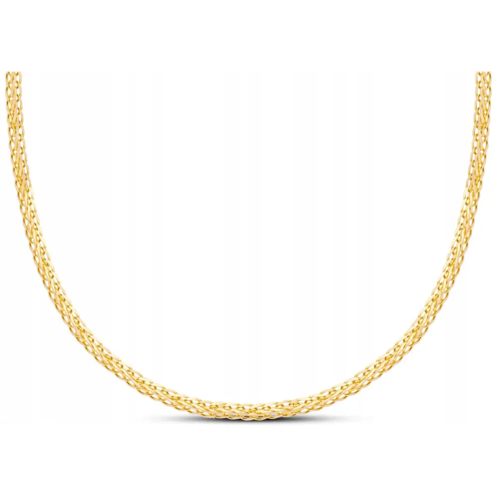 Gullsmykke i Flettemønster - Klassisk Gullkjede 14kt