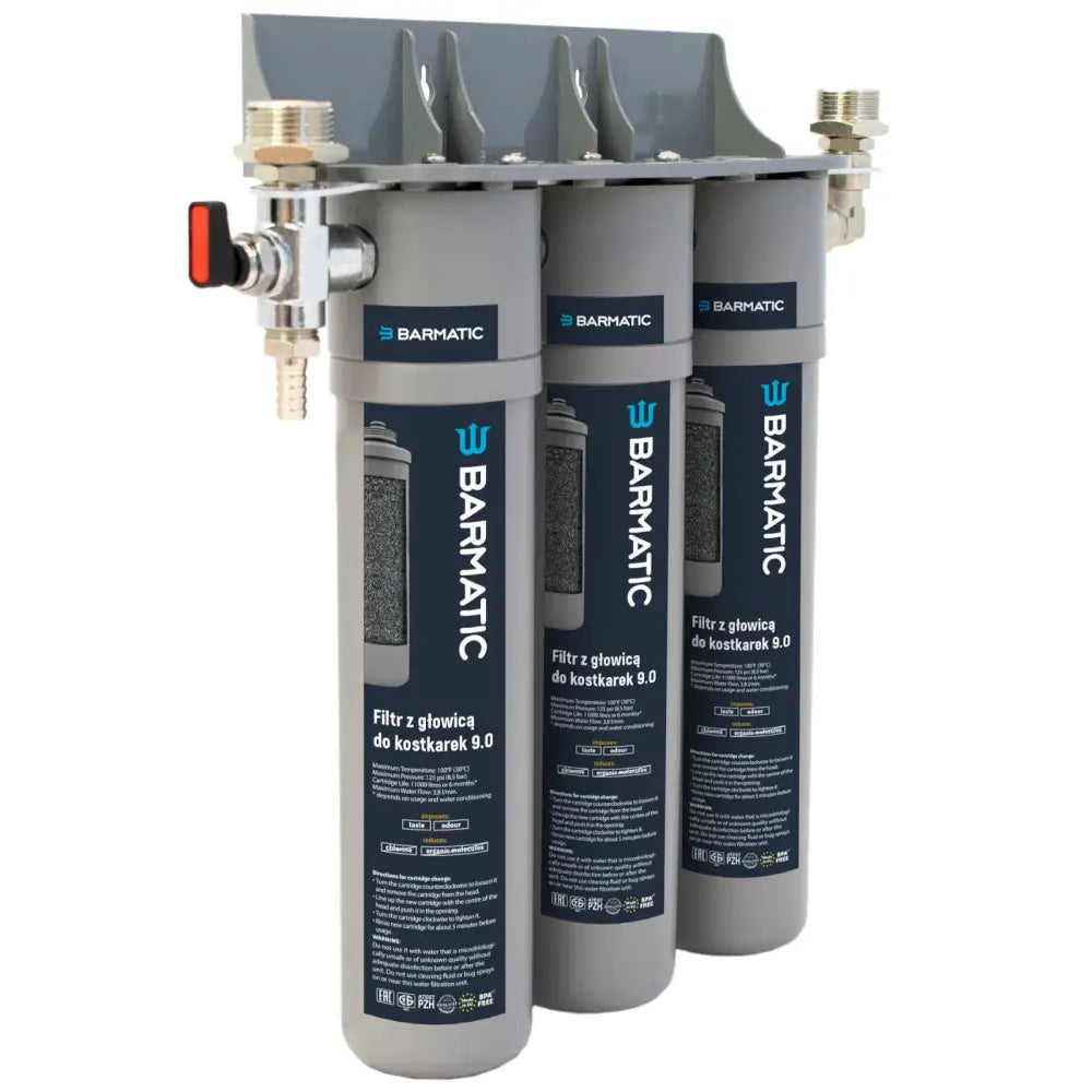 Vannfilter med Hode for Ismaskiner 9 Kapasitet 90,000 Liter - Hendi 947036