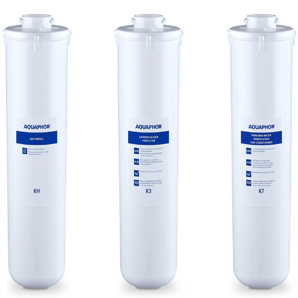 Vannfilterpatroner - K3 Kh K7 Sett med 3 Stk.