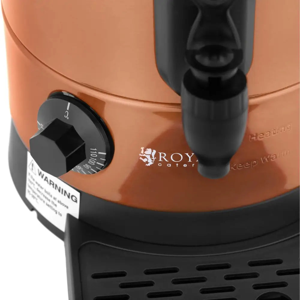 Vannkoker med Dobbeltvegget Kar og Dryppestativ 6,1 l 1500 w Oransje