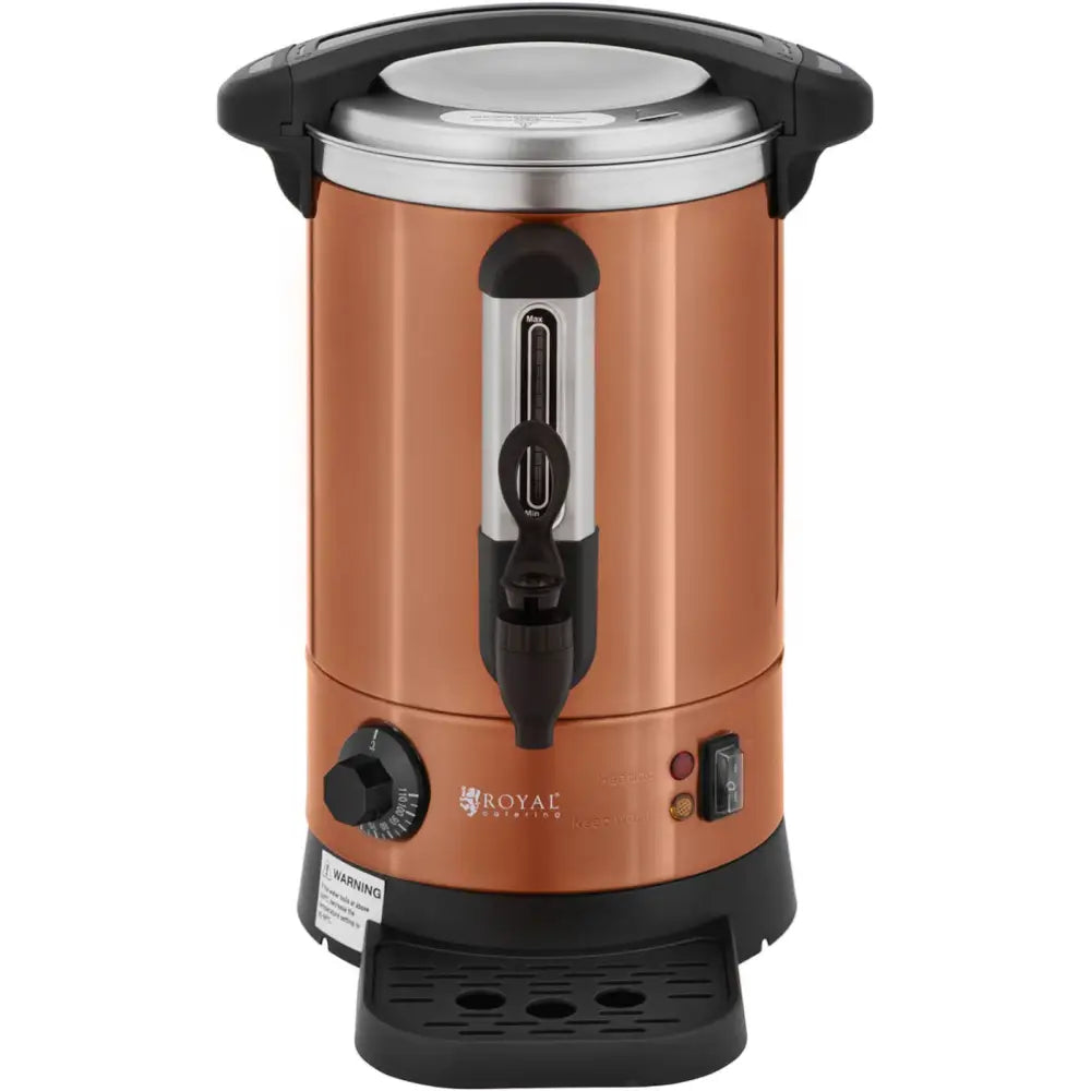 Vannkoker med Dobbeltvegget Kar og Dryppestativ 6,1 l 1500 w Oransje