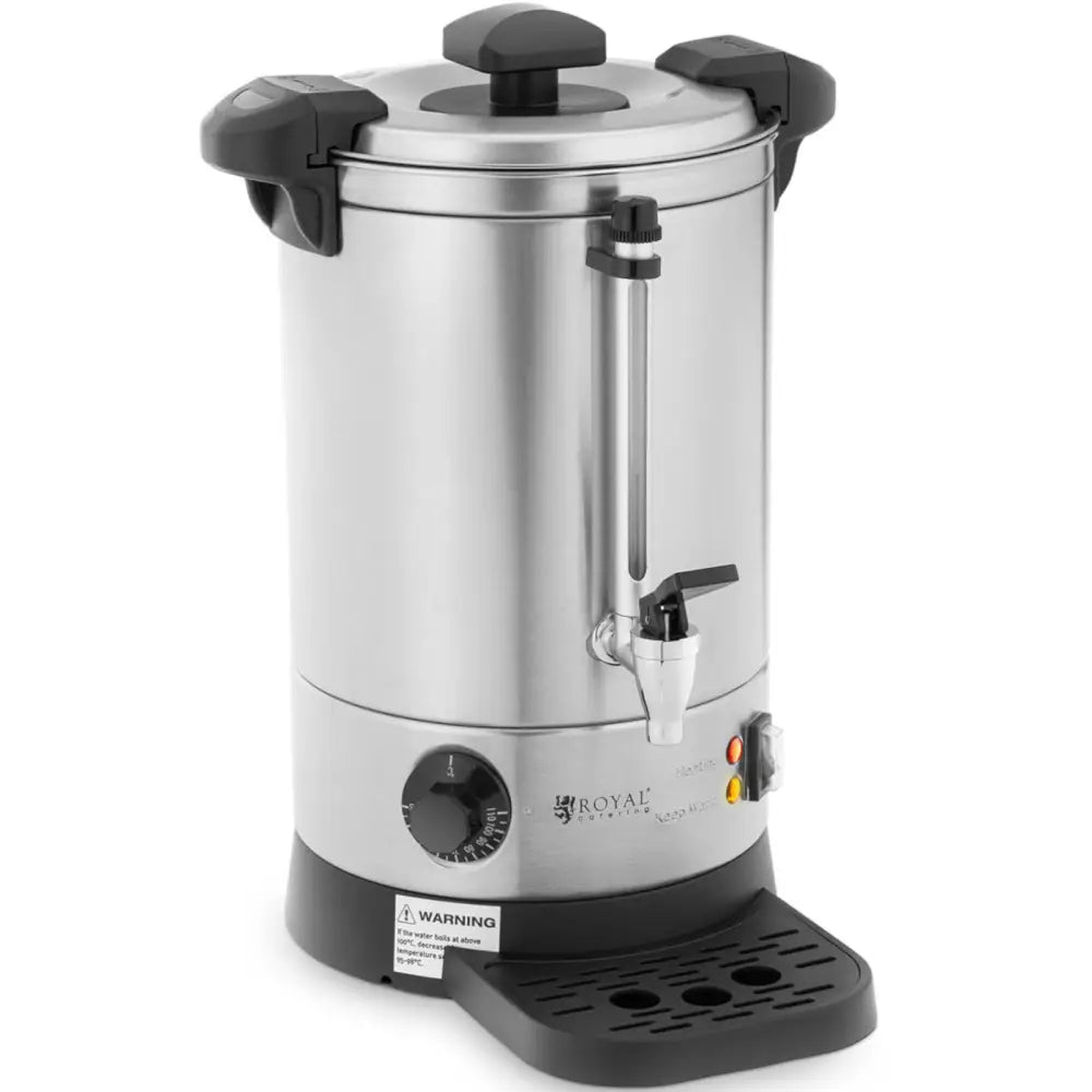 Vannkoker med Doble Vegger og Dryppbakke 6,1 Liter 1500 w Sølv