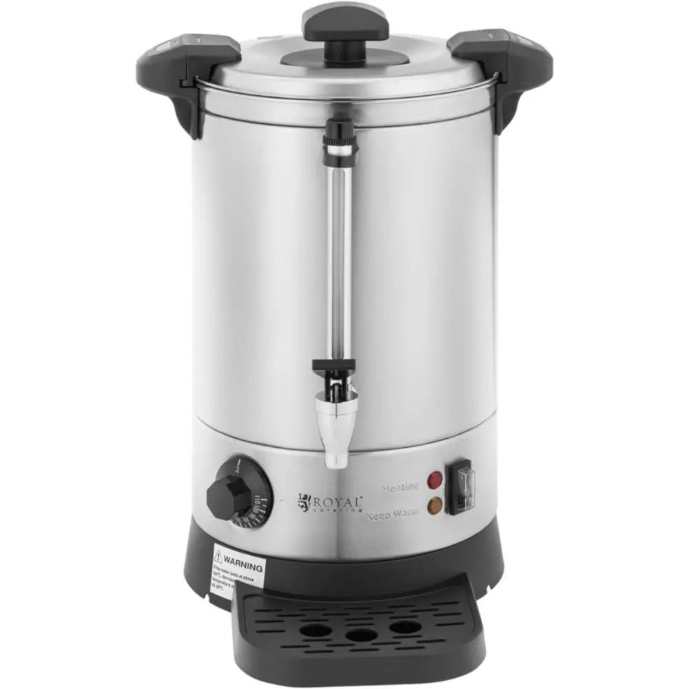 Vannkoker med Doble Vegger og Dryppbakke 6,1 Liter 1500 w Sølv