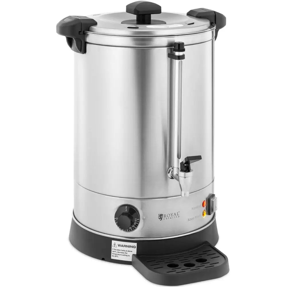 Vannkoker med Doble Vegger og Dryppbrett 13,5 l 2500 w Sølv