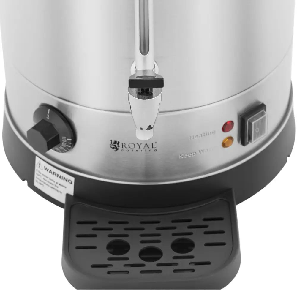 Vannkoker med Doble Vegger og Dryppbrett 13,5 l 2500 w Sølv