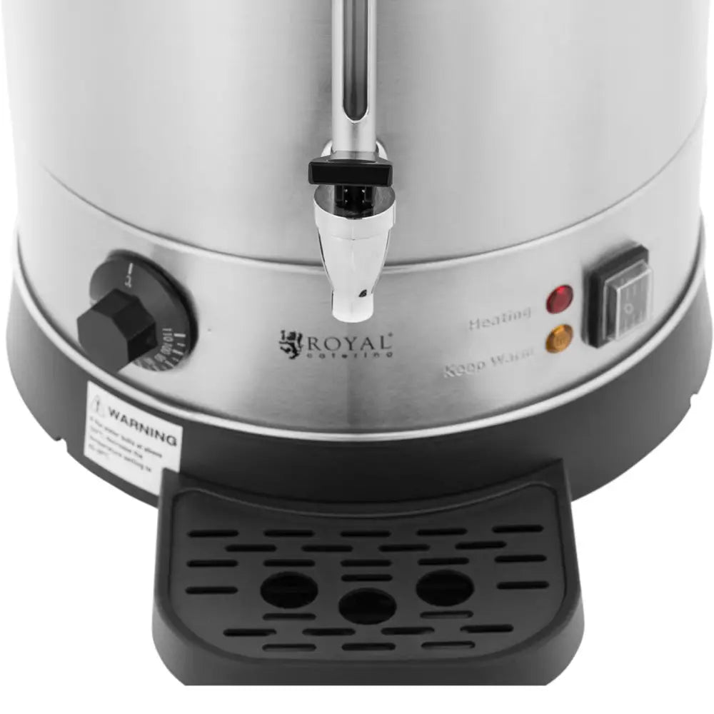 Vannkoker med Doble Vegger og Dryppebrett 19,7 l 2500 w Sølv