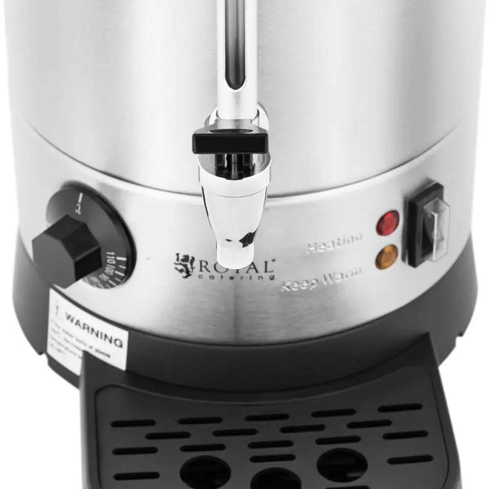 Vannkoker med Doble Vegger og Dryppestativ 9 l 1500 w Sølv