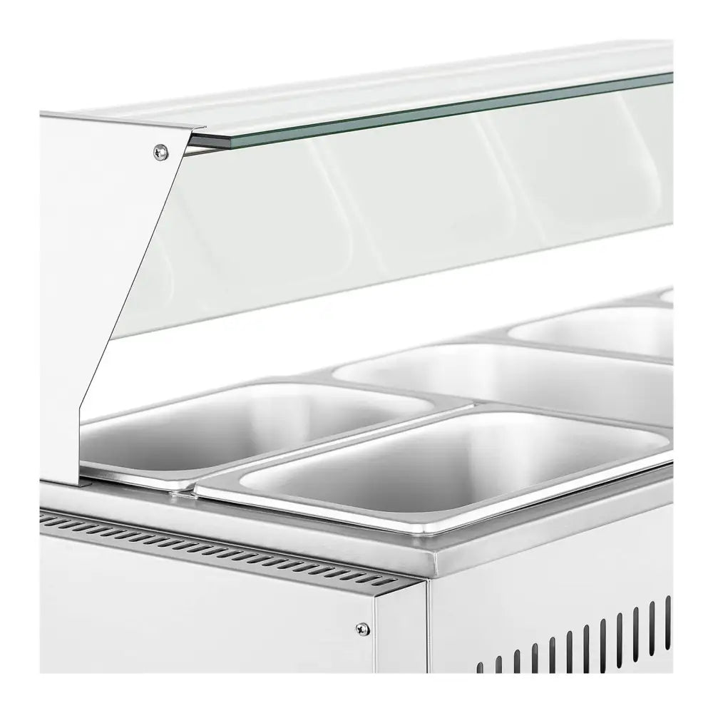 Vannoppvarmer med Gass 0,02 Bar 3300 w 3x Gn 1/3 2x Gn 1/2